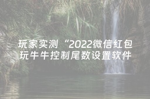 玩家实测“2022微信红包玩牛牛控制尾数设置软件”（详细透视教程）-哔哩哔哩