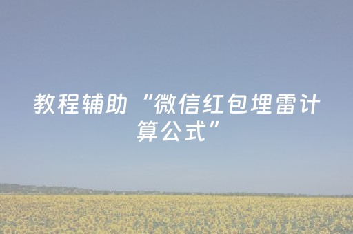 教程辅助“微信红包埋雷计算公式”（详细透视教程）-哔哩哔哩