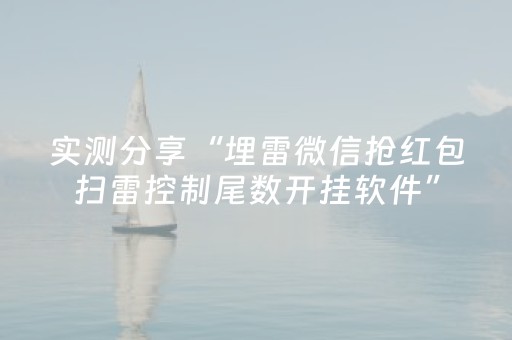 实测分享“埋雷微信抢红包扫雷控制尾数开挂软件”（详细透视教程）-哔哩哔哩