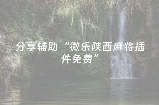 分享辅助“微乐陕西麻将插件免费”（详细透视教程）-哔哩哔哩