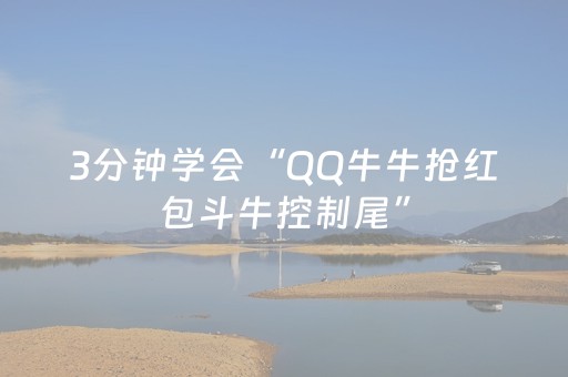 3分钟学会“QQ牛牛抢红包斗牛控制尾”（详细透视教程）-哔哩哔哩