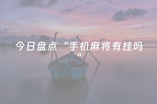 今日盘点“手机麻将有挂吗”（详细透视教程）-哔哩哔哩