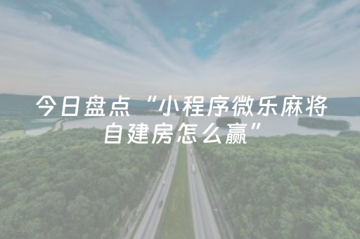 今日盘点“小程序微乐麻将自建房怎么赢”（详细开挂教程）-哔哩哔哩