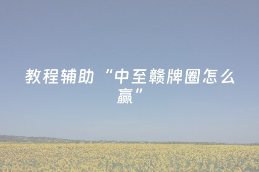 教程辅助“中至赣牌圈怎么赢”（详细透视教程）-哔哩哔哩