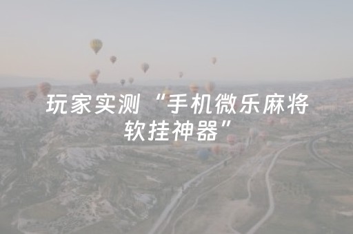 玩家实测“手机微乐麻将软挂神器”（详细透视教程）-哔哩哔哩