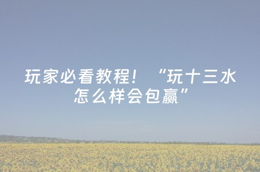 必看教程！“微乐山东麻将自建房输赢规律”（详细透视教程）-哔哩哔哩