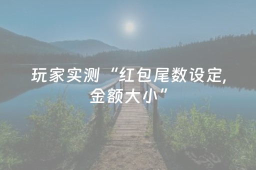 玩家实测“红包尾数设定,金额大小”（详细透视教程）-哔哩哔哩