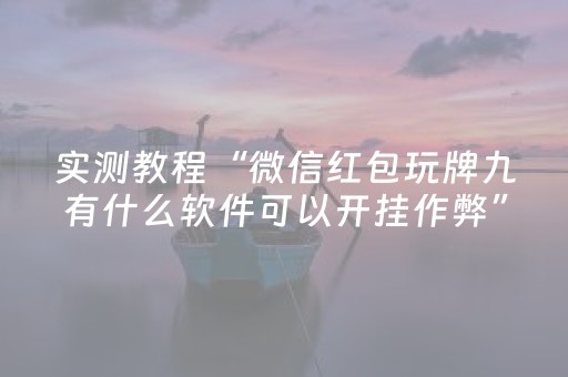 实测教程“微信红包玩牌九有什么软件可以开挂作弊”（详细透视教程）-哔哩哔哩