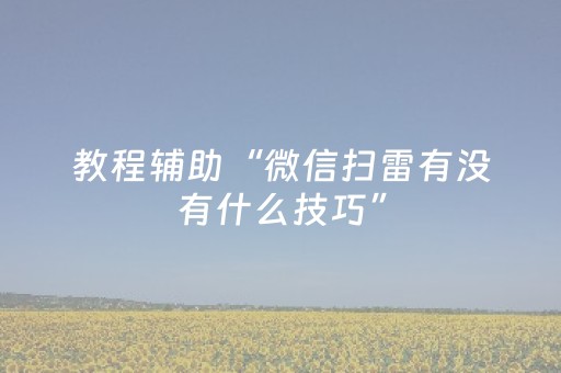 教程辅助“微信扫雷有没有什么技巧”（详细透视教程）-哔哩哔哩