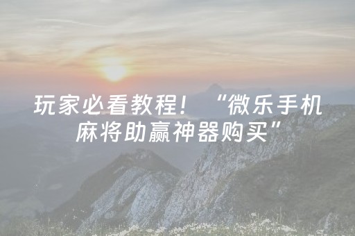 今日盘点“天天麻将有挂吗”（详细辅助教程）-哔哩哔哩