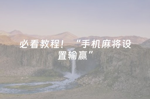 玩家必看教程！“微乐四川麻将助赢神器”（详细辅助教程）-哔哩哔哩