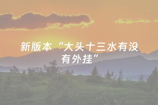 新版本“大头十三水有没有外挂”（详细透视教程）-哔哩哔哩