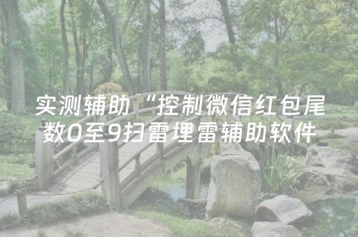 实测辅助“控制微信红包尾数0至9扫雷埋雷辅助软件”（详细透视教程）-哔哩哔哩
