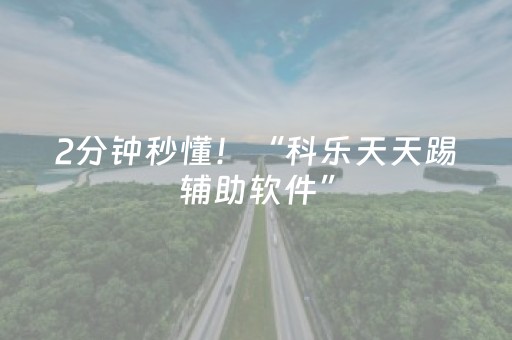 2分钟秒懂！“科乐天天踢辅助软件”（详细透视教程）-哔哩哔哩