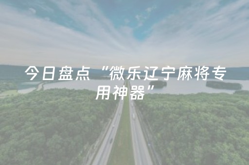 今日盘点“微乐辽宁麻将专用神器”（详细开挂教程）-哔哩哔哩