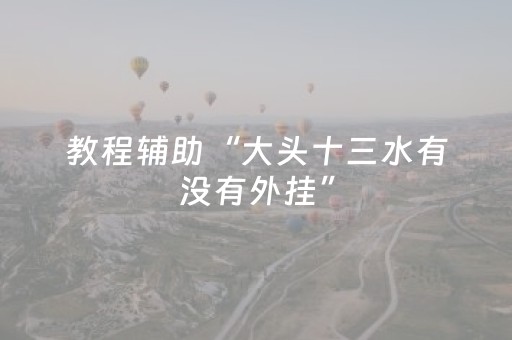 教程辅助“大头十三水有没有外挂”（详细透视教程）-哔哩哔哩