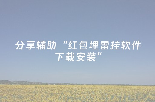 分享辅助“红包埋雷挂软件下载安装”（详细透视教程）-哔哩哔哩