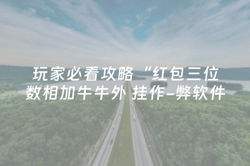 玩家必看攻略“红包三位数相加牛牛外 挂作-弊软件下载 ”（详细透视教程）-哔哩哔哩