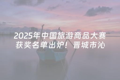 2025年中国旅游商品大赛获奖名单出炉！晋城市沁水县“鱼化龙”系列饰品摘得银牌