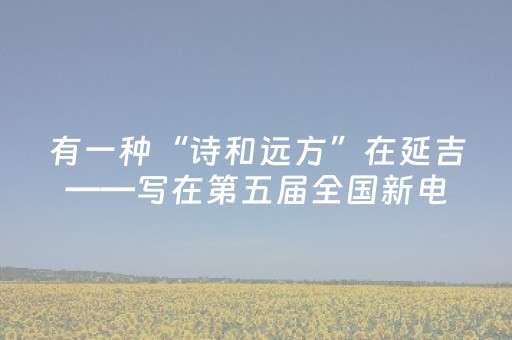 有一种“诗和远方”在延吉——写在第五届全国新电商大会召开之际