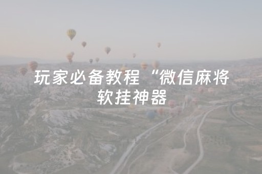 教程辅助“微信跑得快怎么让系统发好牌”（详细透视教程）-哔哩哔哩
