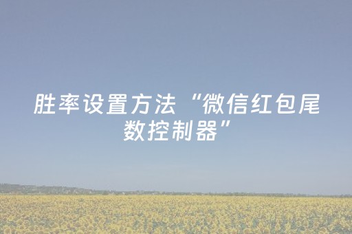 胜率设置方法“微信红包尾数控制器”（详细透视教程）-哔哩哔哩