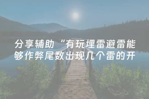 分享辅助“有玩埋雷避雷能够作弊尾数出现几个雷的开挂”（详细透视教程）-哔哩哔哩