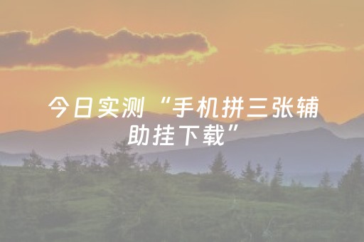 今日实测“手机拼三张辅助挂下载”（详细开挂教程）-哔哩哔哩