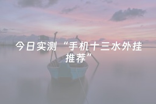 今日实测“手机十三水外挂推荐”（详细辅助教程）-哔哩哔哩