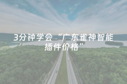 3分钟学会“广东雀神智能插件价格”（详细透视教程）-哔哩哔哩