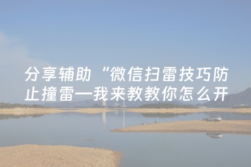 分享辅助“微信扫雷技巧防止撞雷—我来教教你怎么开挂”（详细透视教程）-哔哩哔哩