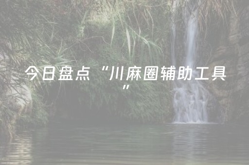 今日盘点“川麻圈辅助工具”（详细透视教程）-哔哩哔哩