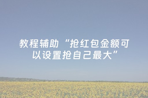 教程辅助“抢红包金额可以设置抢自己最大”（详细透视教程）-哔哩哔哩