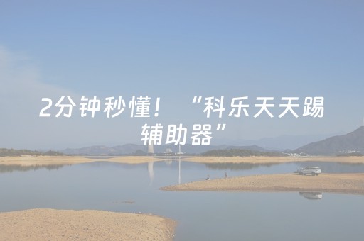 2分钟秒懂！“科乐天天踢辅助器”（详细开挂教程）-哔哩哔哩