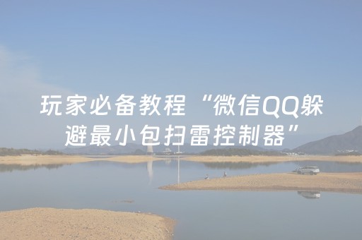 玩家必备教程“微信QQ躲避最小包扫雷控制器”（详细透视教程）-哔哩哔哩