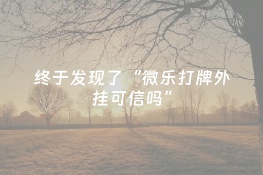 终于发现了“微乐打牌外挂可信吗”（详细透视教程）-哔哩哔哩