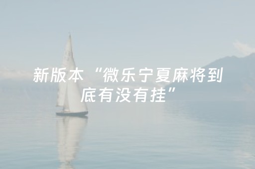 新版本“微乐宁夏麻将到底有没有挂”（详细透视教程）-哔哩哔哩