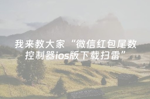 我来教大家“微信红包尾数控制器ios版下载扫雷”（详细透视教程）-哔哩哔哩