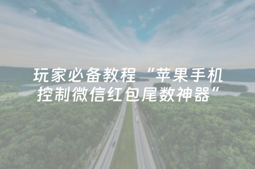 玩家必备教程“苹果手机控制微信红包尾数神器”（详细透视教程）-哔哩哔哩