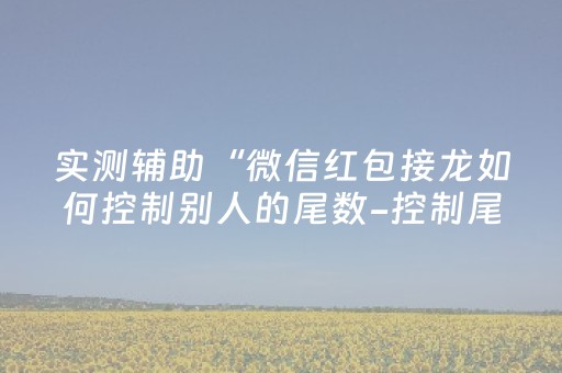 实测辅助“微信红包接龙如何控制别人的尾数-控制尾”（详细透视教程）-哔哩哔哩
