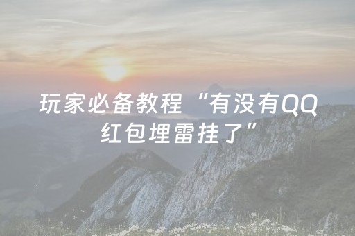 玩家必备教程“有没有QQ红包埋雷挂了”（详细透视教程）-哔哩哔哩