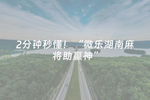 2分钟秒懂！“微乐湖南麻将助赢神”（详细开挂教程）-哔哩哔哩