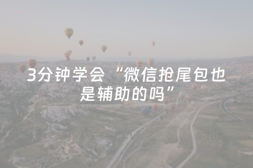 3分钟学会“微信抢尾包也是辅助的吗”（详细透视教程）-哔哩哔哩
