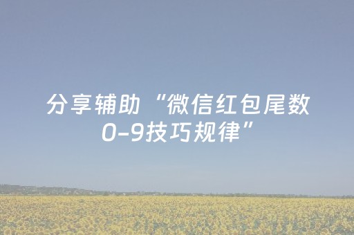 分享辅助“微信红包尾数0-9技巧规律”（详细透视教程）-哔哩哔哩
