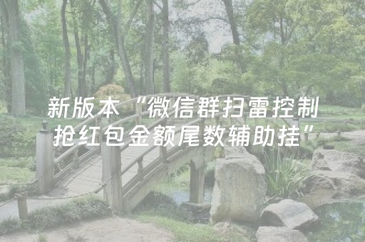 新版本“微信群扫雷控制抢红包金额尾数辅助挂”（详细透视教程）-哔哩哔哩