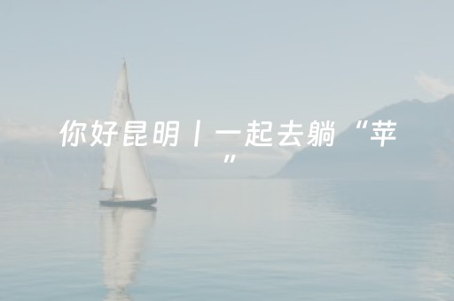 你好昆明丨一起去躺“苹”