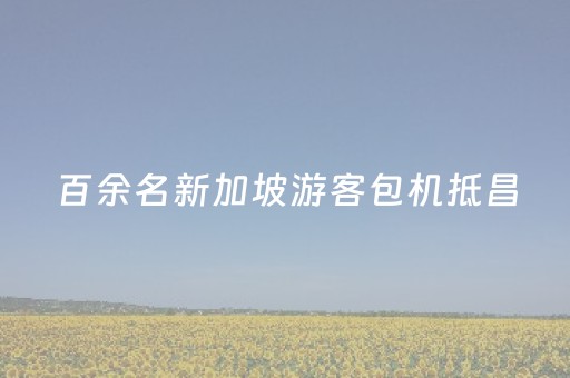 百余名新加坡游客包机抵昌
