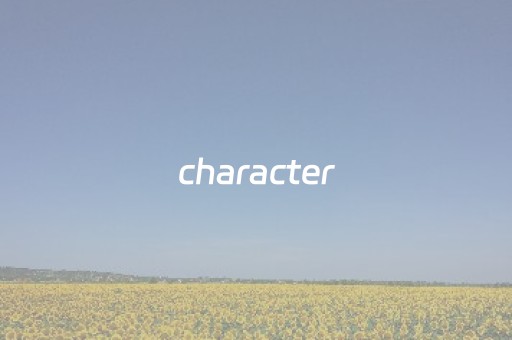 character（character怎么读）