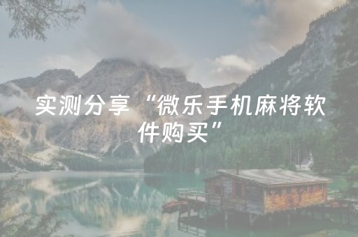 实测分享“微乐手机麻将软件购买”（详细辅助教程）-哔哩哔哩