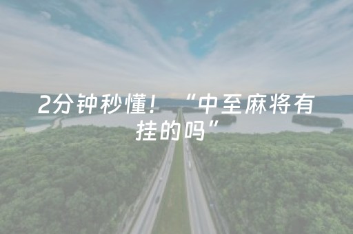 2分钟秒懂！“中至麻将有挂的吗”（详细开挂教程）-哔哩哔哩